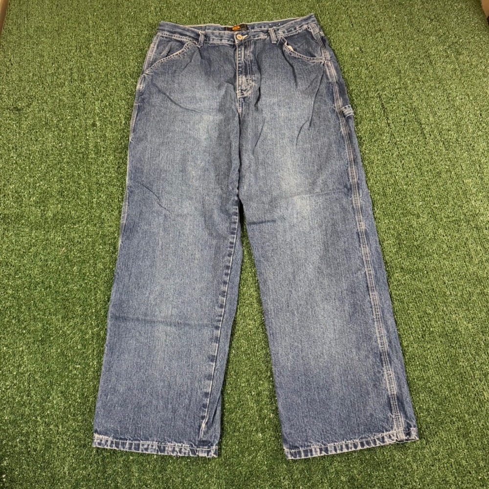 Route 66 Original Clothing Co Carpenter Jeans Mens 17/18 Blue Denim 0488